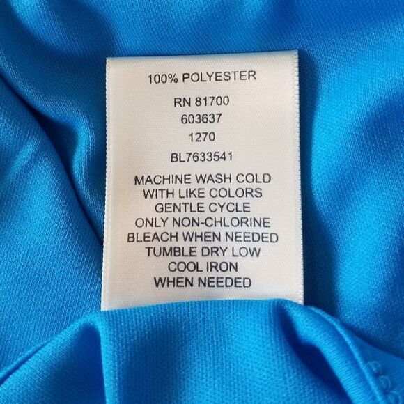 Blair Blue Vneck Top   - Picture 6 of 6